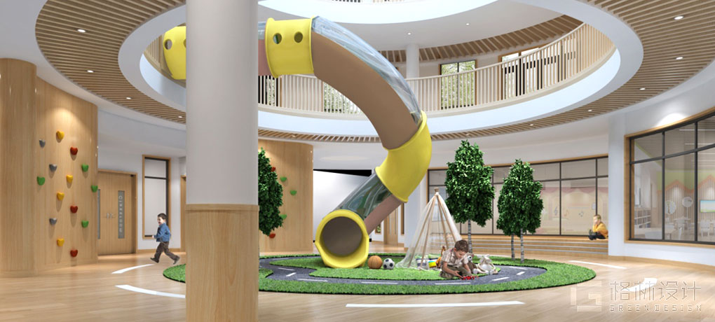 幼兒園大廳負一樓